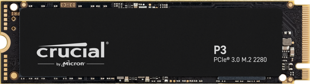 Crucial P3 NVME PCIe M.2 SSD Gen 3.0 3D NAND up to 3500MB/s | 500GB 1TB 2TB 4TB Capacity Crucial P3 NVME PCIe M.2 SSD Gen 3.0 3D NAND up to 3500MB/s | 500GB 1TB 2TB 4TB Capacity